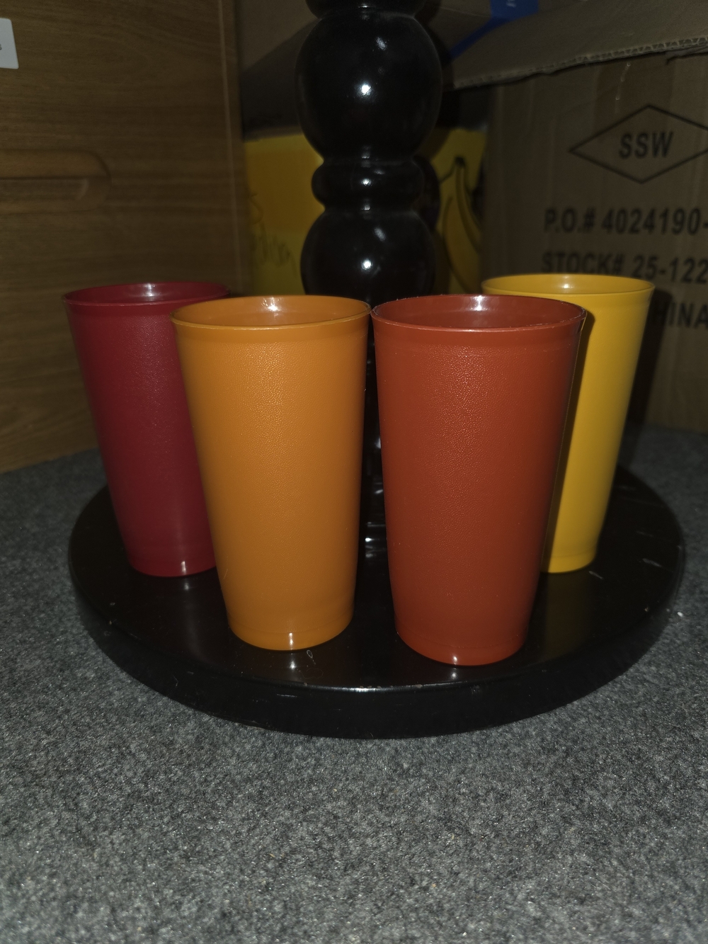 Set Of 4 Vintage Tupperware Cups